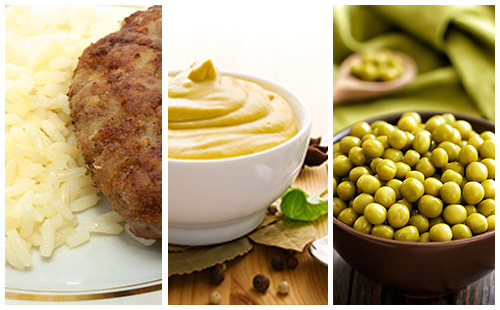 WeCook - Steak haché sauce moutarde, riz et petits pois