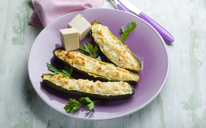 Résultat de recherche d'images pour "courgettes farcies au tofu"